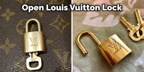 how to open lv lock without key|How to Open a Louis Vuitton Lock Without Key .